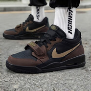耐克（NIKE）籃球鞋男鞋2025秋季新款運動(dòng)鞋Air Jordan 312 AJ312低幫休閑鞋 CD7069-003黑/巴洛克棕/中橄欖綠 40