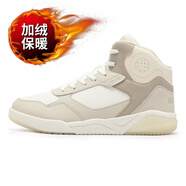 361°女鞋加絨運動(dòng)鞋2025冬季新款361女士加厚保暖二棉鞋361度跑步鞋女 【加絨】燕麥奶/羽毛白-6606A 35
