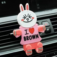 FANCYCHIC汽車(chē)手機支架卡通車(chē)用手機座車(chē)載手機架出風(fēng)口卡扣式導航支架 可妮兔手機支架