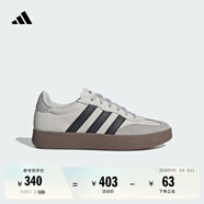adidas「T頭鞋」BARREDA板鞋德訓(xùn)鞋男女春季新款阿迪達(dá)斯輕運(yùn)動(dòng)   灰色/黑色/樹脂黃   42.5