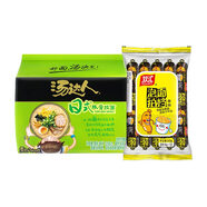 湯達(dá)人日式豚骨拉面125g*5袋+雙匯泡面拍檔火腿腸245g