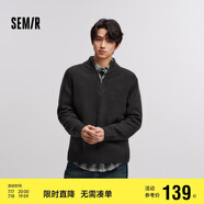 森馬毛衫男半開襟半高領(lǐng)針織衫冬季經(jīng)典純色毛衣百搭109724107107