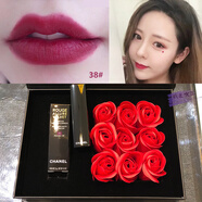 香奈兒（Chanel）情人節(jié)禮物香港專柜CHANEL香奈兒炫亮魅力唇膏黑金限量版口紅277 絲絨口紅38# 姨媽色 九朵玫瑰花