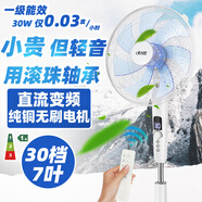 駿特（JUNTE）16寸一級能效|直流變頻|滾珠軸承|純銅無刷電機(jī)|30W|7葉|30檔|遙控|定時(shí)|靜音節(jié)能電風(fēng)扇落地扇 16寸 規(guī)格