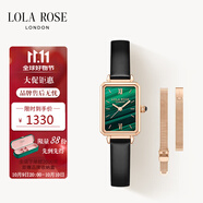 LOLA ROSE羅拉玫瑰小綠表女士手表女士節(jié)日禮物送女友