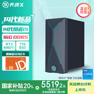 華碩天選X 2024游戲主機(jī)臺(tái)式機(jī) 國(guó)家補(bǔ)貼(14代i5-14400 RTX4060Ti 8GB顯卡 16G DDR5 1TB SSD)