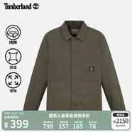 添柏嵐（Timberland）官方男裝襯衫式外套新款戶(hù)外休閑夾克|A6AV2 A6AV2A58/軍綠色 L