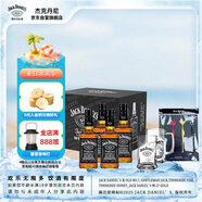杰克丹尼（Jack Daniels）黑標(biāo)整箱裝 500ml*4瓶   美國(guó)田納西州  調(diào)和型  威士忌