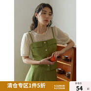 獨(dú)束大碼女裝【三件套】法式時(shí)尚套裝女夏季新款微胖mm上衣+半裙 雪紡衫 XL