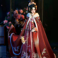 芭比（Barbie）小舞芭比娃娃純古風精致娃娃高顏值漢服古裝女孩蘿莉可換裝關節(jié)可 款古風娃娃尺寸高約25-50cm(2個) 1m
