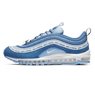 耐克（NIKE）Air Max97 白藍麂皮笑臉氣墊跑鞋 BQ9130-400 BQ9130-400 （售出不退換） 44