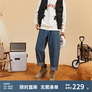 Semir官方正品馬丁靴男靴春秋季新款英倫風中幫大黃靴工裝靴短靴子男 駝色【馬丁靴】 40
