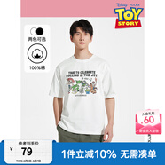 熱風(fēng)（Hotwind）【商場(chǎng)同款】男短袖t恤2025年夏季新款玩具總動(dòng)員卡通印花情侶T恤 04白色 M