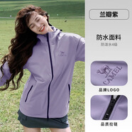 駱駝女裝軟殼衣女防風(fēng)防水外套加絨保暖鎖溫抗靜電連帽夾克男