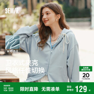 森馬迪士尼米奇家族合作外套女連帽寬松2025春季繡花夾克109125108001