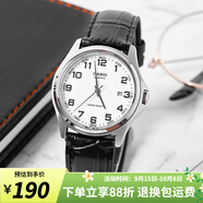 卡西歐（CASIO）手表男 日期顯示 防水商務休閑石英手表 時尚學生男表 MTP-1183E-7B