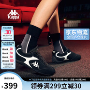 KappaWing官方男鞋賽車(chē)運動(dòng)德訓鞋子男夏季新款跑步鞋男 黑色  37