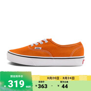 VANS范斯官方 Authentic橘色男鞋女鞋帆布鞋 橘色 36.5