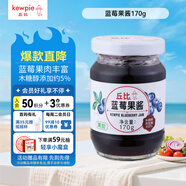 丘比（KEWPIE）果醬 藍(lán)莓醬 調(diào)味品 早餐面包醬蛋糕酸奶藍(lán)莓果醬 170g*1瓶