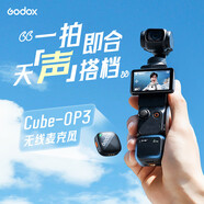 神牛Cube-C Kit2無(wú)線領(lǐng)夾麥克風(fēng)戶外采訪vlog直播錄音降噪聲卡MiNi紐扣麥克風(fēng)【白色款一拖二】
