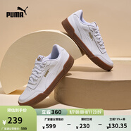 彪馬（PUMA）官方 男女同款情侶輕便經(jīng)典簡約休閑百搭潮流板鞋 CARACAL 369863 白-金色-06 38
