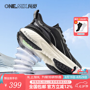 ONEMIX玩覓避震跑步鞋男女鞋七夕情人節(jié)禮物運動鞋減震支撐透氣輕便防滑 熊貓黑 36