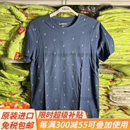 班尼路（Baleno）夏季新品男裝青年時尚百搭純圓領(lǐng)短袖印花T恤衫88902210官方旗艦 88902213 B31 皇冠藍 S