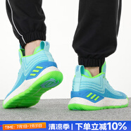 阿迪達(dá)斯（adidas）男鞋籃球鞋 25夏季新款運(yùn)動(dòng)鞋場(chǎng)上實(shí)戰(zhàn)訓(xùn)練鞋耐磨防滑透氣跑步鞋 HQ1006/羅斯 44.5