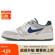耐克NIKE板鞋男緩震FULL FORCE LO運動(dòng)鞋FZ3595-100白灰藍41