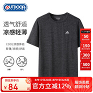 OUTDOOR PRODUCTS涼感T恤男春夏輕薄透氣舒適圓領(lǐng)短袖功能t恤衫 OFTX421387