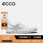 愛步（ECCO）七夕禮物板鞋男 男士休閑鞋拼色厚底男鞋明星同款 街頭720 520814 白色52081401007 44