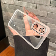 達思熊 【自帶鏡頭膜】適用vivos30promini手機殼新款超薄透明s30全包硅膠s20pro高級防摔男女軟殼保護套 【透白色】魅眼系列 自帶鏡頭膜 硅膠防摔 vivo S30