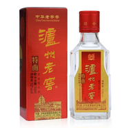 瀘州老窖六年陳頭曲柔雅42度50ml濃香型小酒 52度 50mL 1瓶 特曲小酒2018年