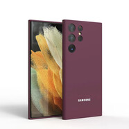 三星（SAMSUNG）適配三星GalaxyS23Ultra全包S22PlusTPU手機(jī)殼S21軟殼S23FES10A54Note10+Note20Ultra保護(hù)殼 緋影紅 三星Galaxy?Note1