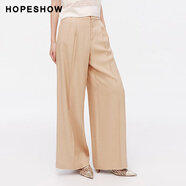 紅袖（hopeshow）紅袖女休閑褲 自然卡其色 L
