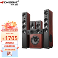 丹麥之笙（DMSEINC） JY-550家庭影院音響 5.1聲道無源落地式客廳音響 家用環(huán)繞音響 家庭ktv組合低音炮帶功放 套餐一：5.1聲道【不帶功放】店家推薦