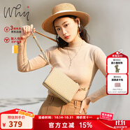 why女包時(shí)尚經(jīng)典小方包優(yōu)雅斜挎手機(jī)包百搭包包女包送媽媽送婆婆禮物 杏色