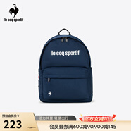樂卡克法國公雞男女款春季三色系列雙肩包運動背包L241UCNG0504 藏青色 F