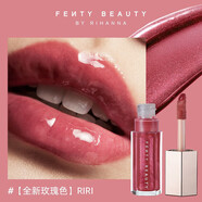 FENTY BEAUTY蕾哈娜濃彩唇釉星塵流光唇釉星塵裸星塵玻璃淺熒蜜糖 流光08#全新玫瑰色-RIRI
