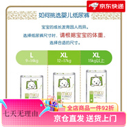 米酷至柔雙透嬰兒紙尿褲新品紙尿褲嬰兒紙尿褲 米酷拉拉褲L46·片