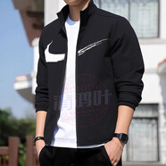 耐克（NIKE）官方夾克男 26春新款潮流百搭防風(fēng)速干運動(dòng)服健身跑步透氣外套男 【店長(cháng)推薦】潮流百搭/矚目logo M （建議130-150斤左右）