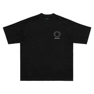ZZ&FFFFF馬思唯夏季新款上衣印花T恤男情侶基礎(chǔ)潮牌短袖體純棉圓領(lǐng)休閑 黑色 黑色 S S