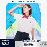 佐丹奴短袖Polo衫女萊卡棉珠地布元?dú)庑〈汤C翻領(lǐng)上衣05315390