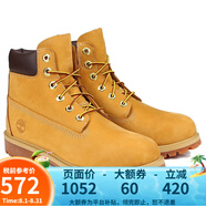 添柏嵐（Timberland）經典6寸男女同款大黃靴環(huán)保戶外防水真皮 12909W女款-小麥色 38