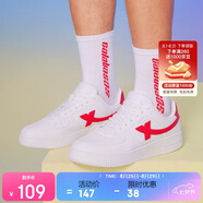 特步（XTEP）特步情侶男女板鞋小白鞋空軍一號春夏季透氣運動(dòng)休閑板鞋