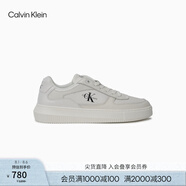 Calvin KleinJeans【明星同款】25春夏新款男士ck厚底運動板鞋禮物YM01327 0K4-月光白 42