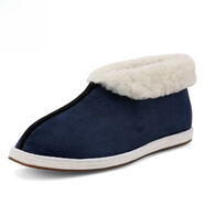 KILLWINNER老北京布鞋棉鞋男士千層底休閑羊毛中式千層底傳統國風(fēng)駱駝鞍 藍色男鞋 38 默認尺碼