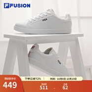 FILAFUSION斐樂潮牌板鞋男鞋新款百搭休閑鞋網(wǎng)球文化鞋小白鞋男 集團(tuán)白-WT 42