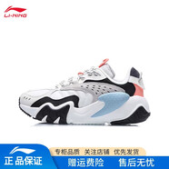 李寧低價(jià)清倉運動(dòng)休閑鞋女鞋低幫生活系列減震回彈舒適戶(hù)外休閑運動(dòng)鞋 【35.5碼】云霧白/標準黑/風(fēng)鈴灰