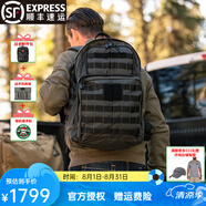 5.11（TACTICAL SERIES ）雙肩突擊包511戶外戰(zhàn)術(shù)大容量耐磨防潑水登山包迷彩雙肩背包56563 黑灰026（24小時37升容量）